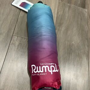 Rumpl Puffy Blanket in Gradient Blue and Red